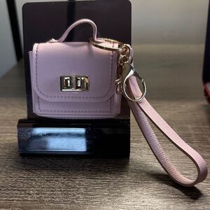 Pink Key & Card Holder